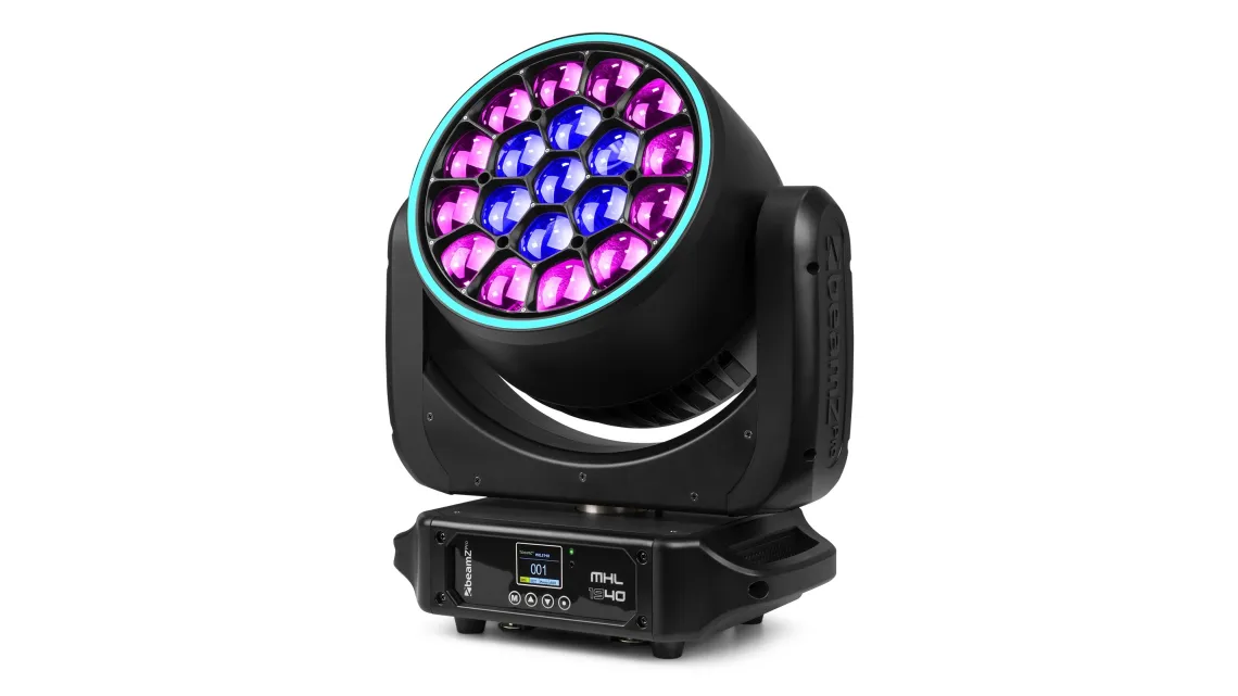 beamZ pro MHL1940 LED Bee Eye Moving Head mit Zoom