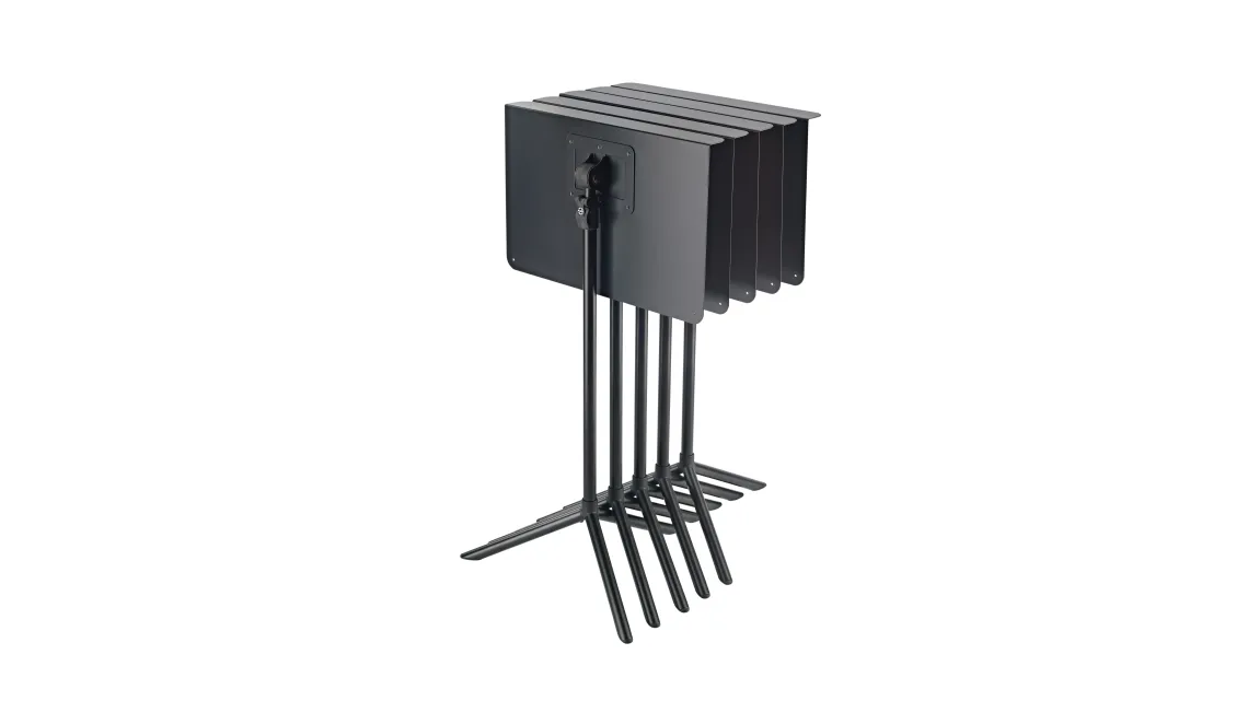 K&M 11930 Orchesternotenpult Overture schwarz