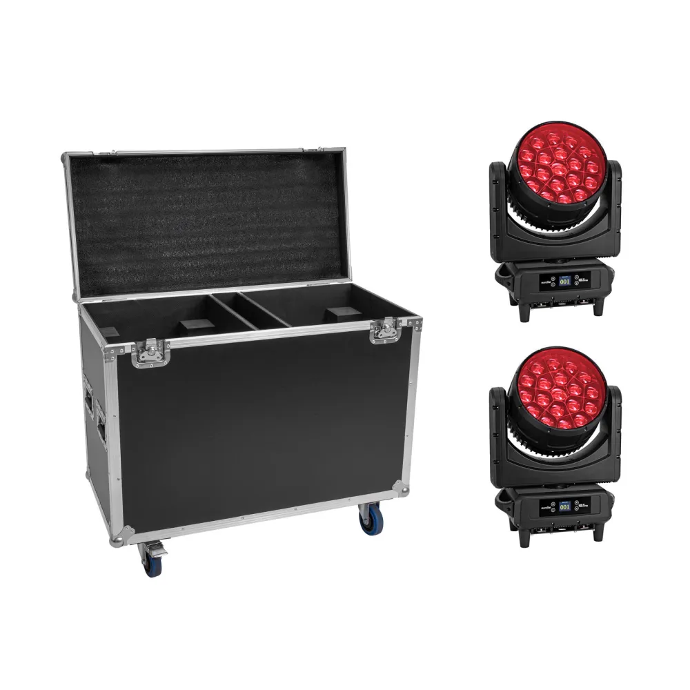 Eurolite Set 2x LED IP TMH-H760 inkl. Case