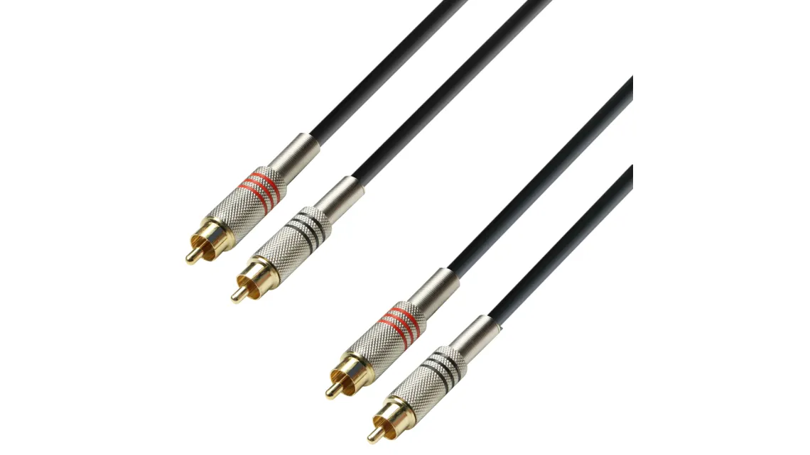 Adam Hall 6 m Audiokabel 2xChinch/2xChinch
