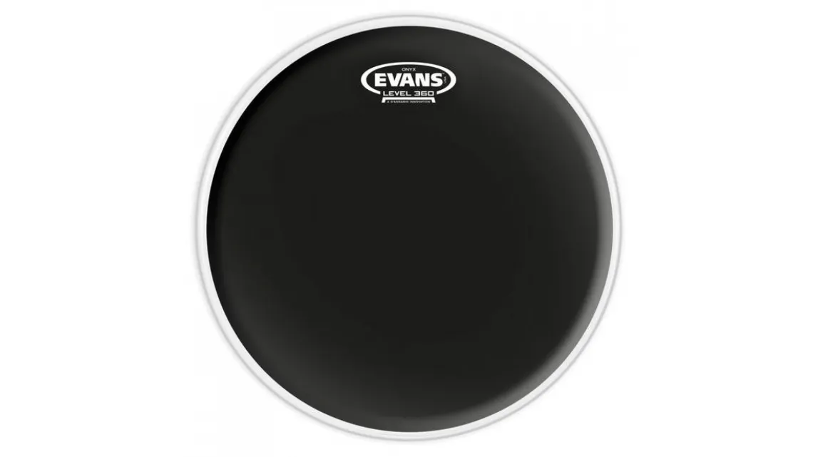 Evans 06" Onyx Black Tom Tom