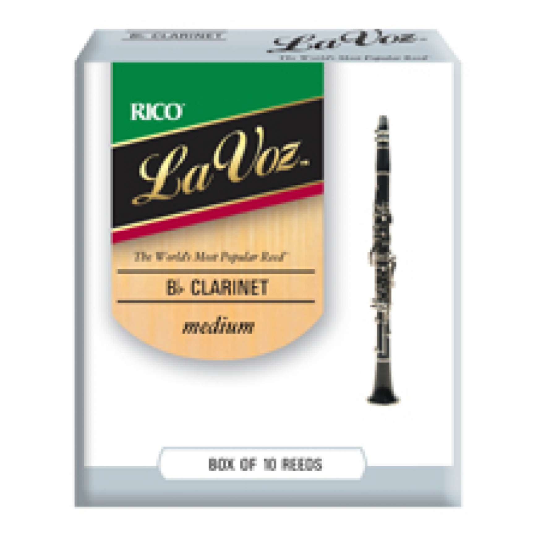 Rico La Voz Bb-Klarinette M 10er Box RCC10MD