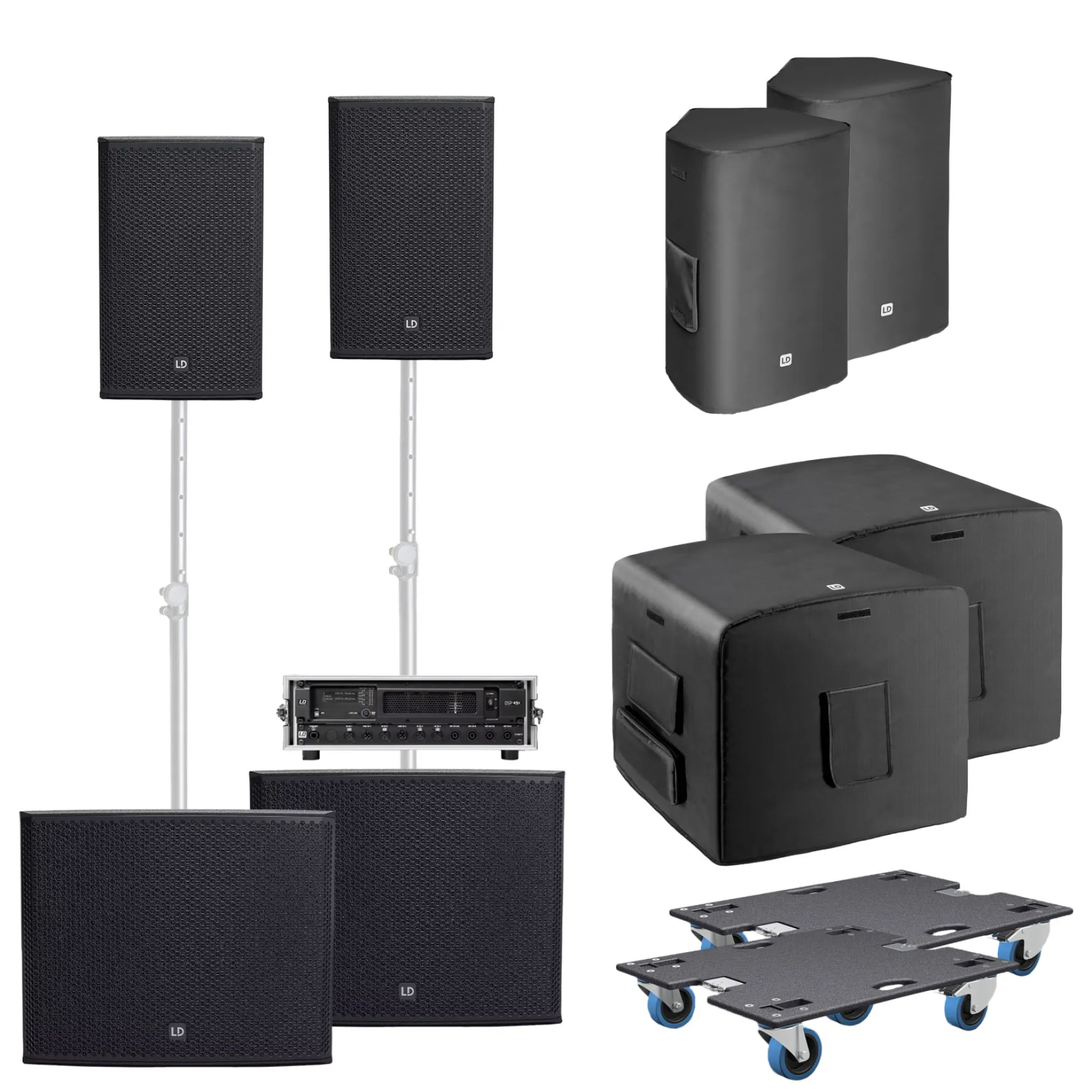 LD Systems Stinger G3 Power Bundle Set Passiv inkl. Endstufe