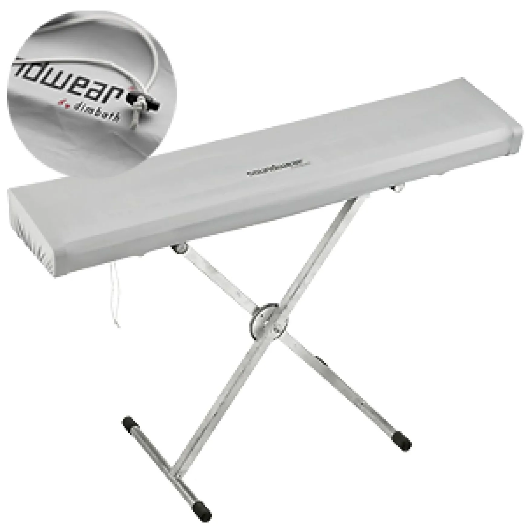 Soundwear elastische Abdeckung 102 - 125cm silber