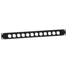 Adam Hall U-Rackblende 1 HE mit 12 Bohrungen