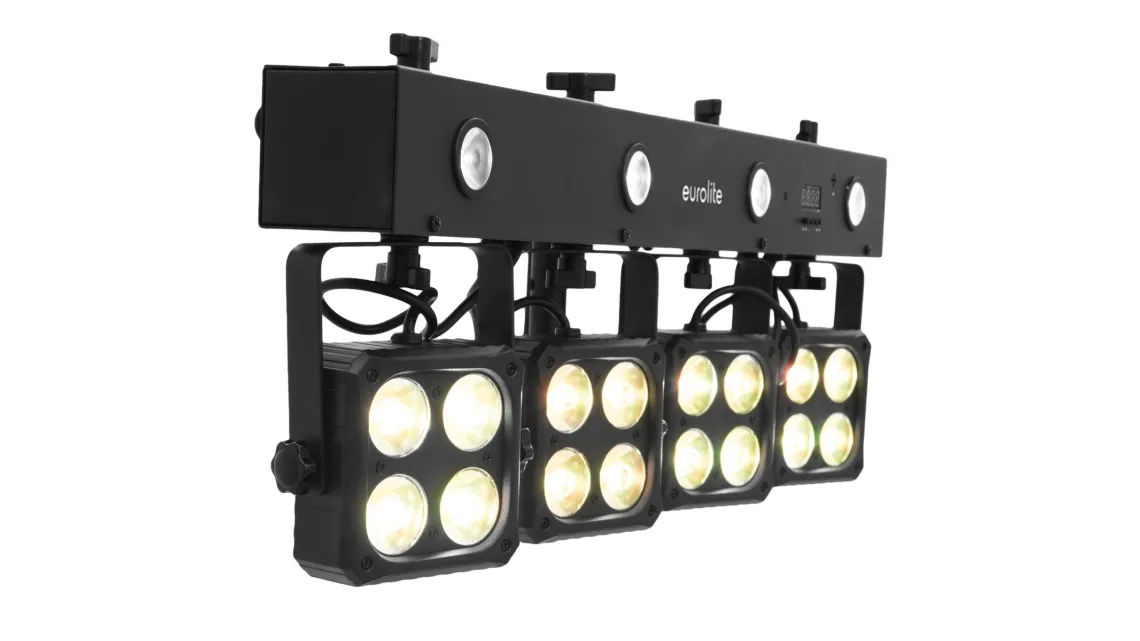 Eurolite Set 2x LED KLS-180 + 2x LED WF-40 + DMX LED Color Chief Controller 