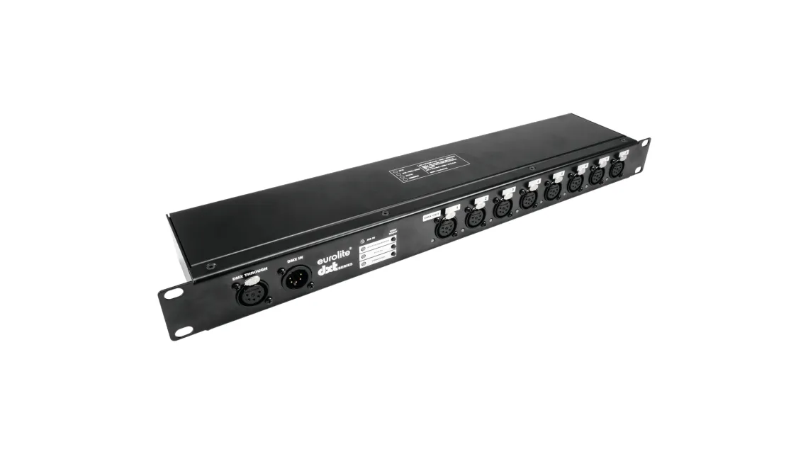 Eurolite DXT-SP 1in/8out PRO DMX RDM Splitter 5pol XLR