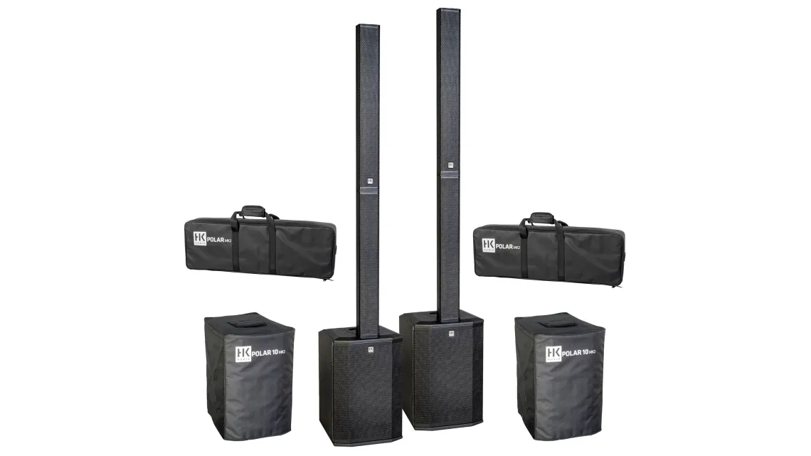 HK Audio Polar 10 MK2 Stereo Bundle Set schwarz