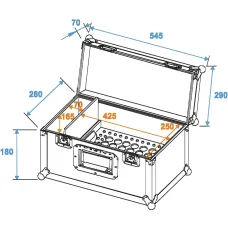 Roadinger Universal-Konus-Adapter Case UKAC-50