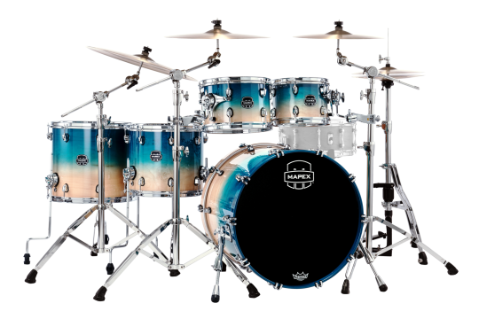 Mapex Saturn Stage+ Shellset Aqua Fade UQ