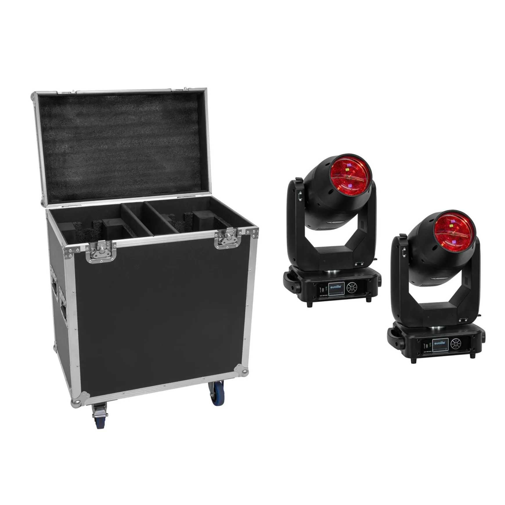Eurolite Set 2x LED IP TMH-S400 CMY inkl. Case