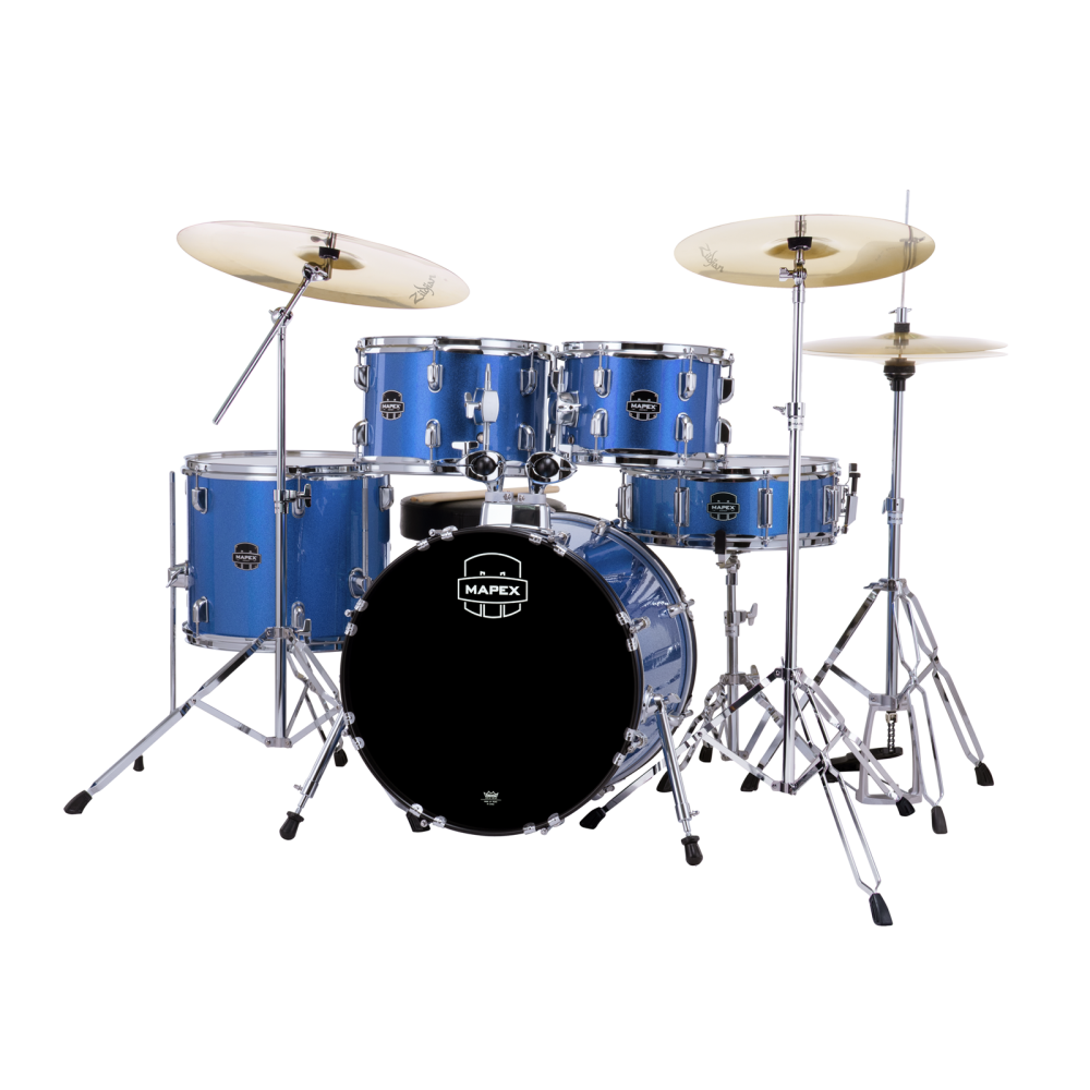 Mapex Comet Fusion Drumset Z Bundle Indigo Blue IB