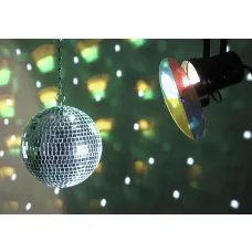Eurolite Spiegelkugelset 20cm mit Pinspot