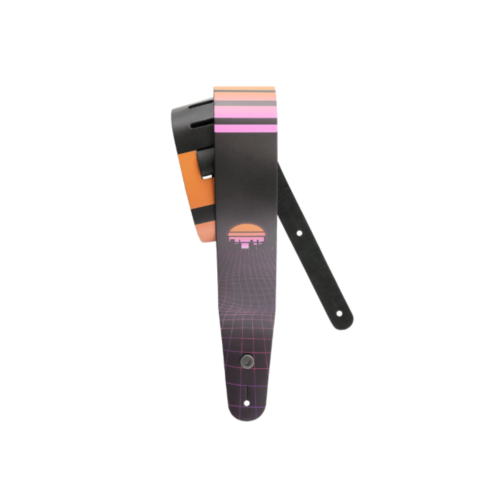 Daddario 25RUN81 Ledergitarrengurt Outrun Power Grid