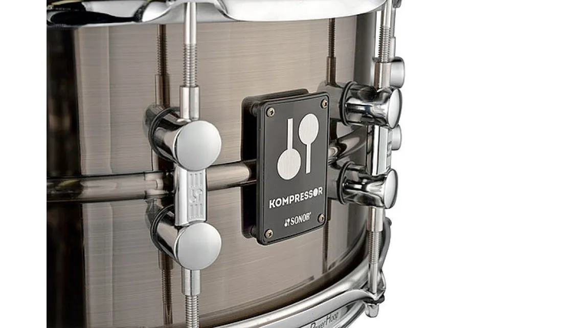 Sonor 13"x7" SDB Kompressor Snare Drum Messing Nickel
