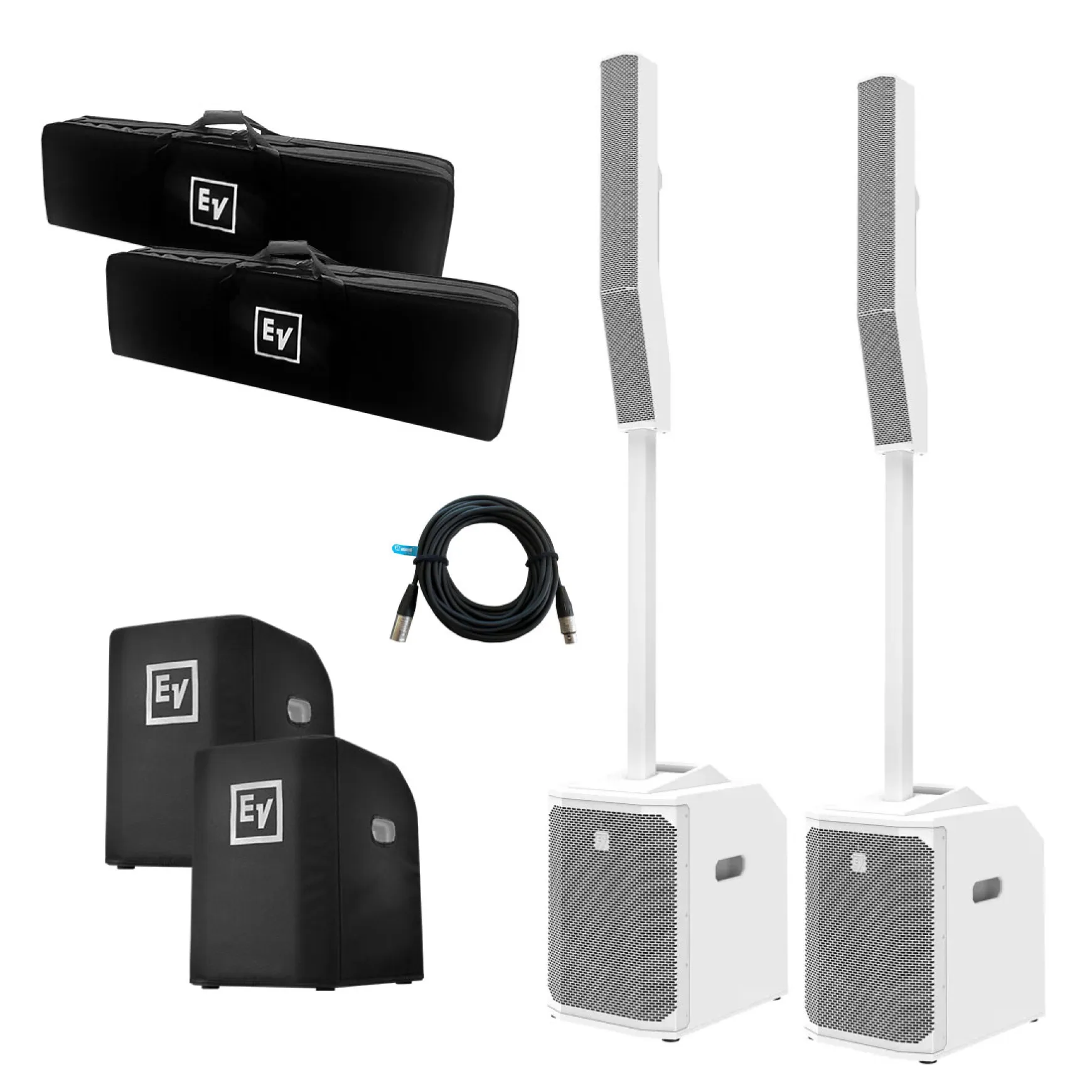 EV Evolve 50M Stereo Base Bundle Set weiss