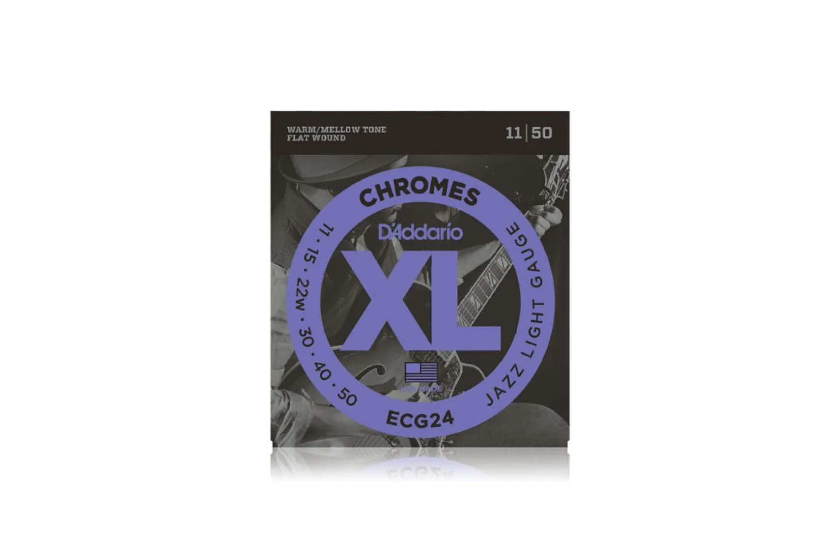 Daddario ECG24 Chromes Saitensatz für Jazzgitarre