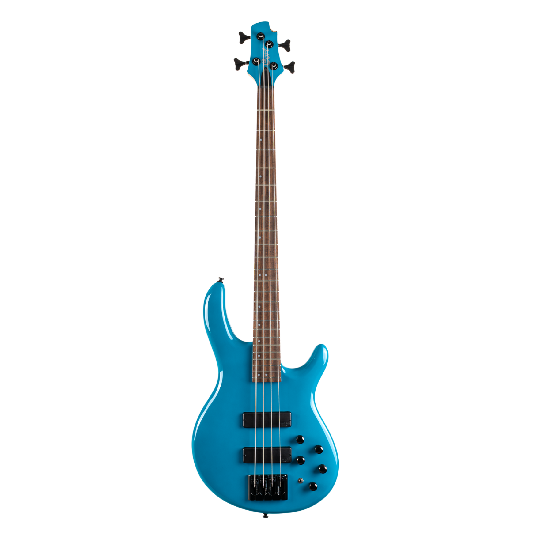 CORT C4 Deluxe E-Bass Candy Blue