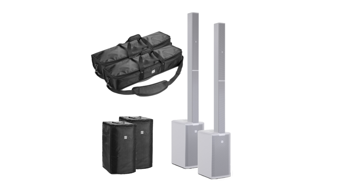 LD Systems MAUI 11 G3 Stereo Bundle Set weiß mit Taschen