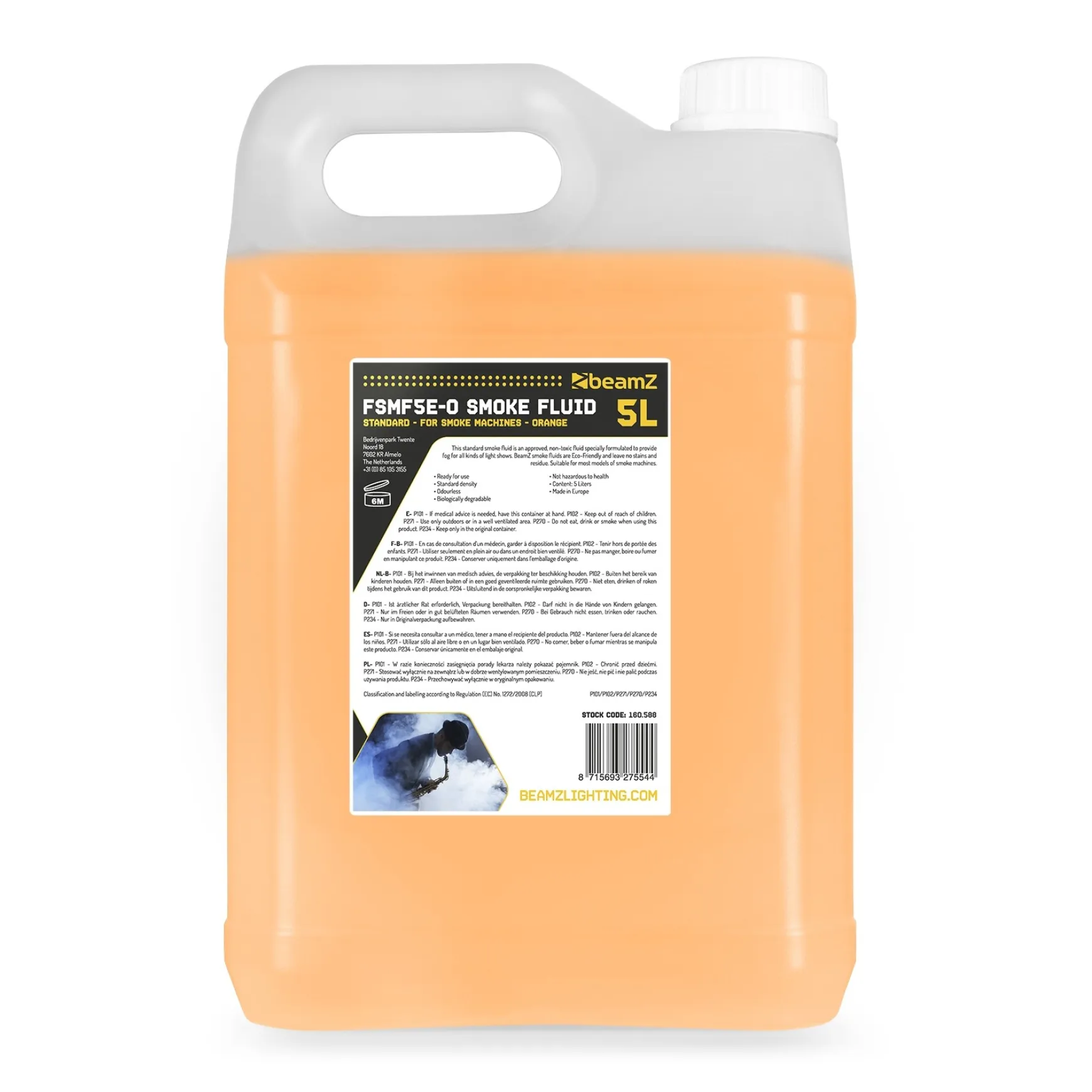 beamZ FSMF5E-O Nebelfluid 5L Standard Orange