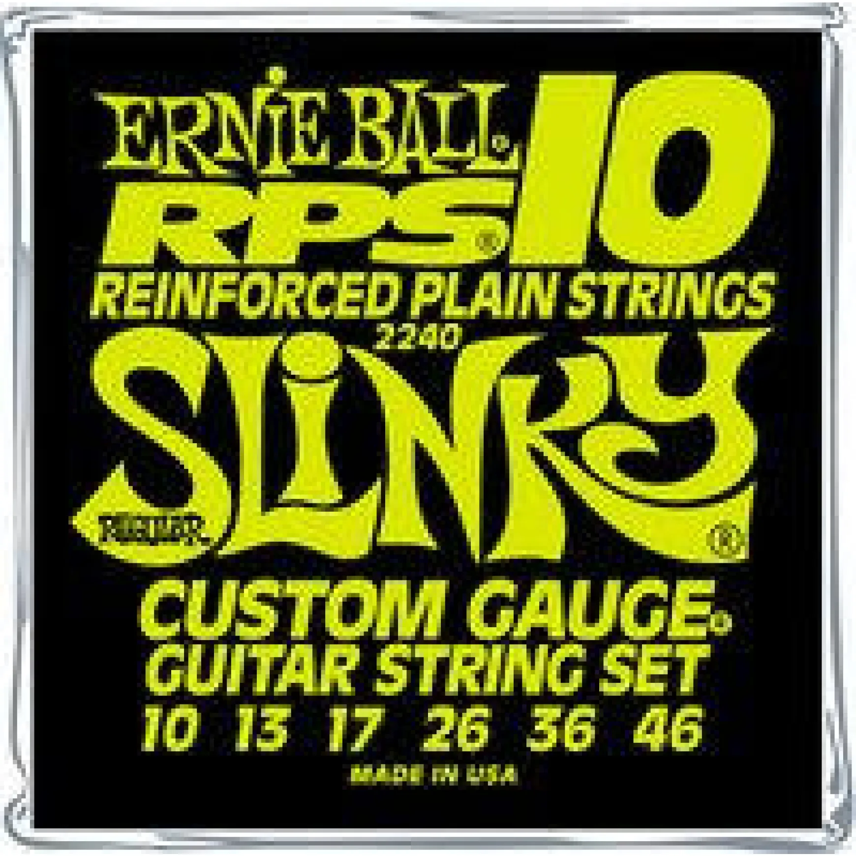 Ernie Ball EB2240 RPS Regular Slinky reinforced Plain