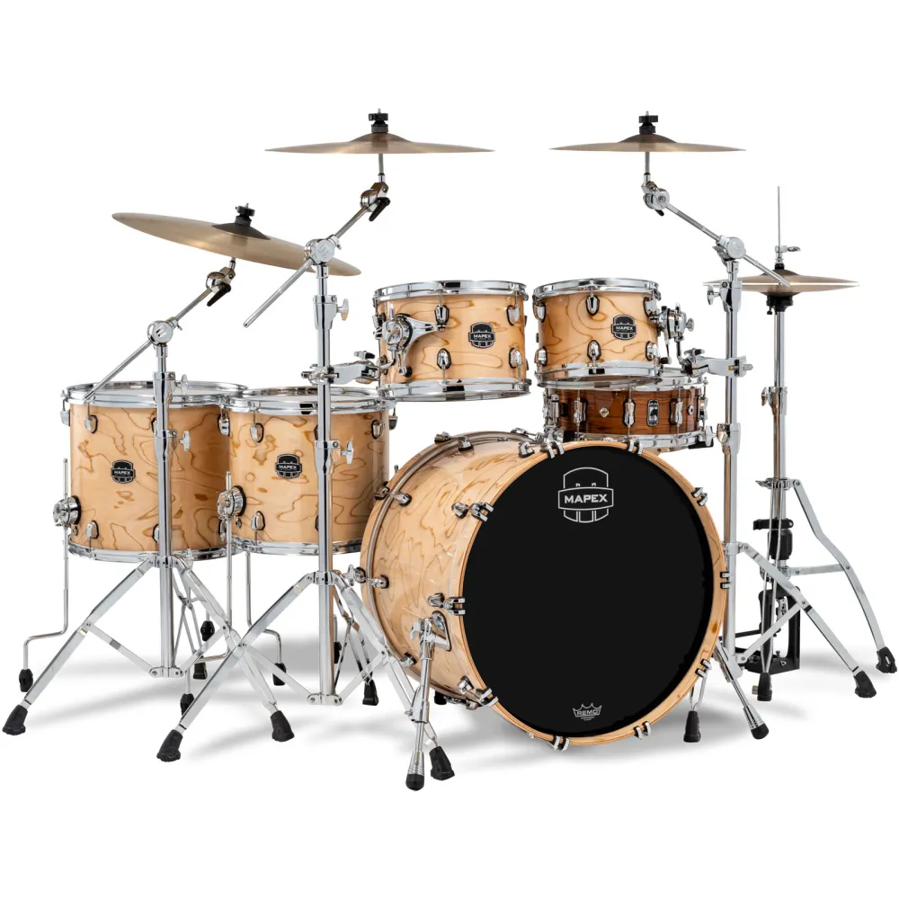 Mapex Saturn VI Stage+ Shellset Exotic Natural Burl