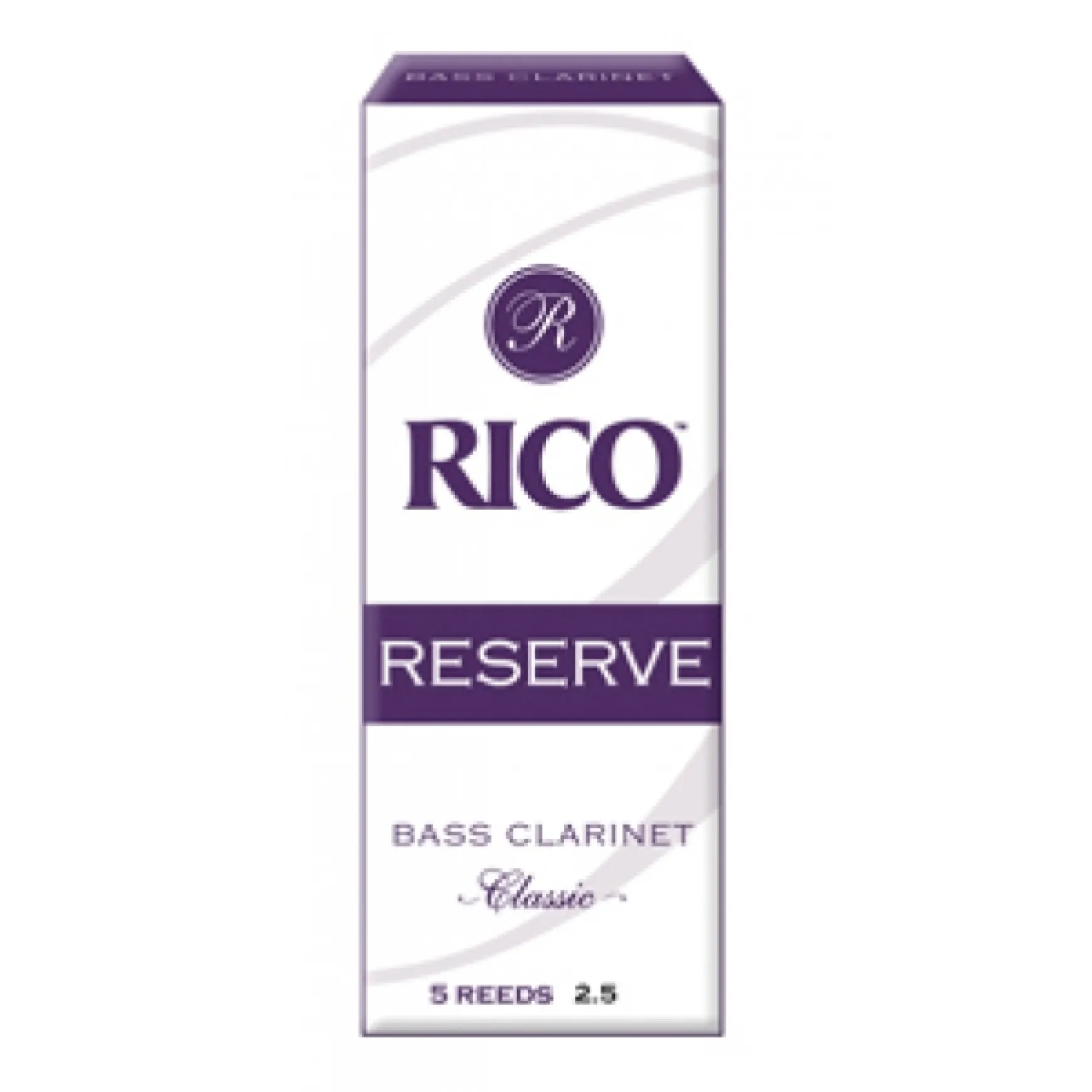 Rico Reserve Bass-Klarinette Böhm Classic 2,5 5er Box R