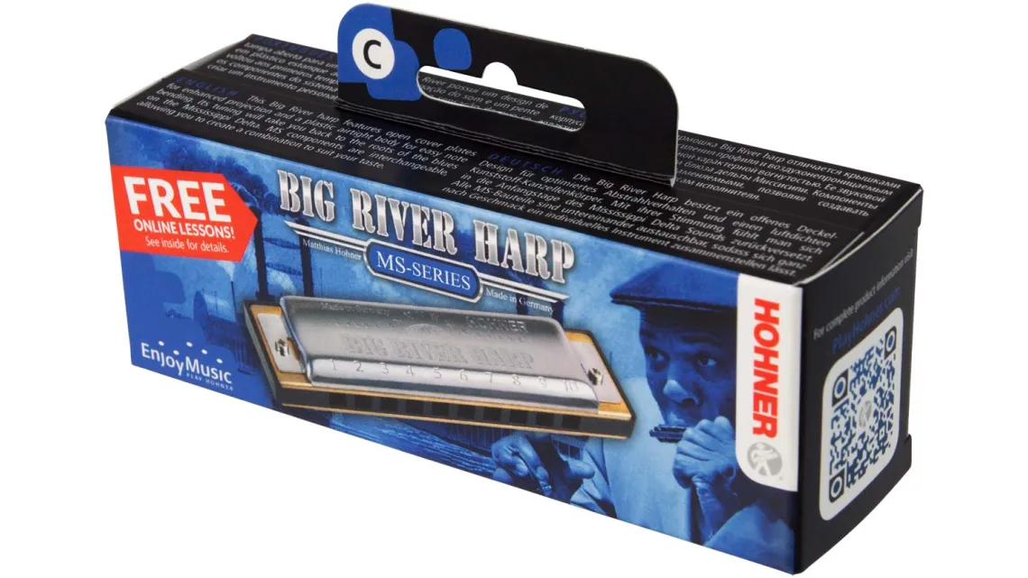 Hohner Big River Mundharmonika MS A-Dur