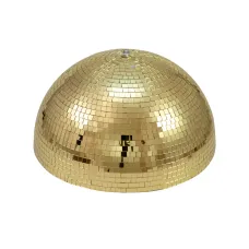 Eurolite Spiegel-Halbkugel 50cm gold motorisiert