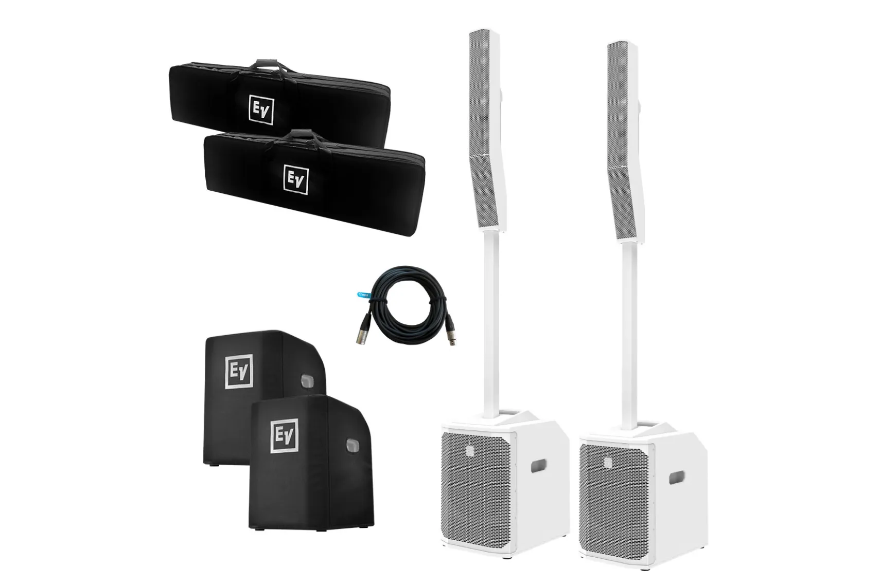 EV Evolve 50M Stereo Base Bundle Set weiss