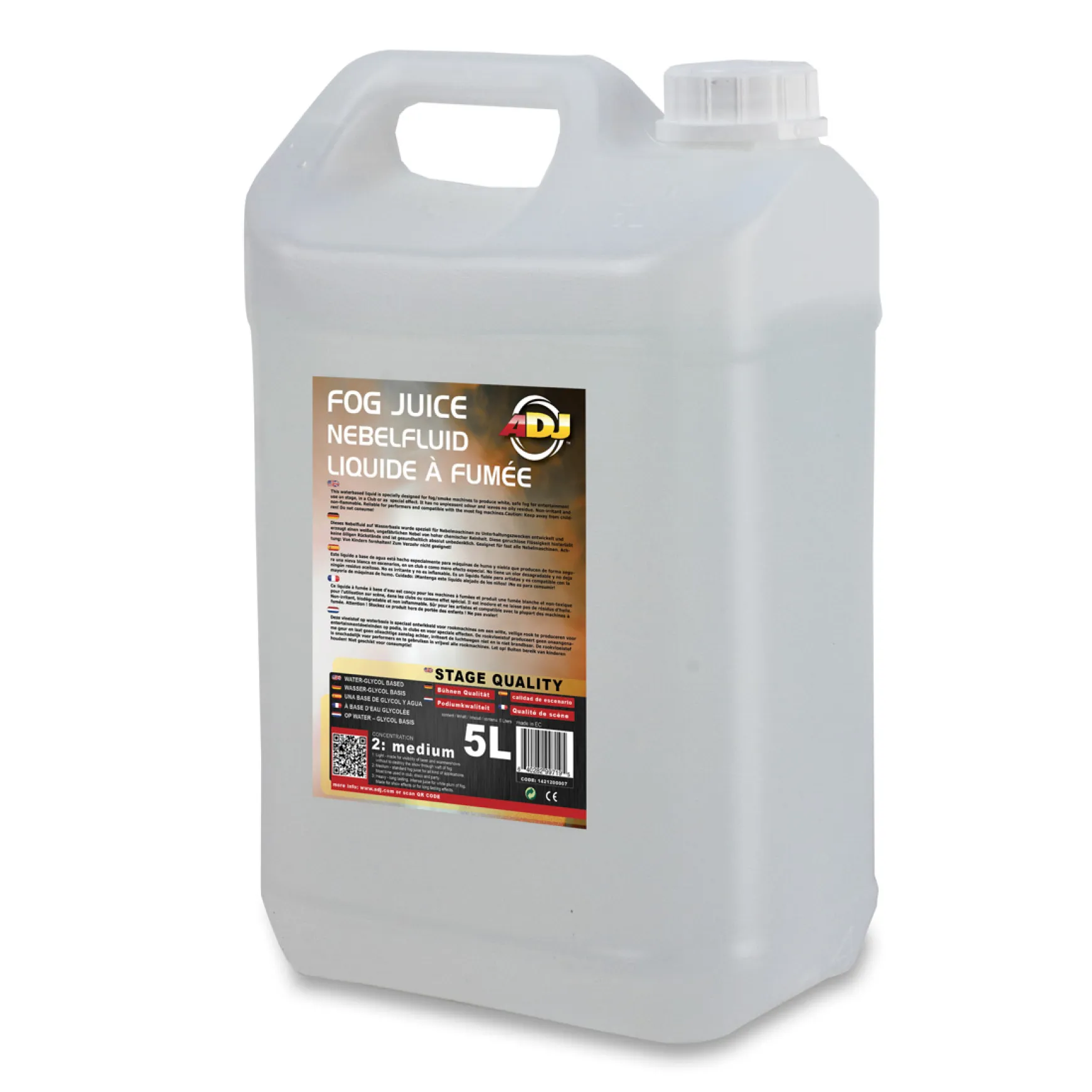 ADJ Fog Juice CO2 - 5 Liter