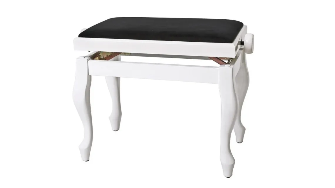 Gewa Pianobank GEWA Deluxe Classic weiß hochglanz