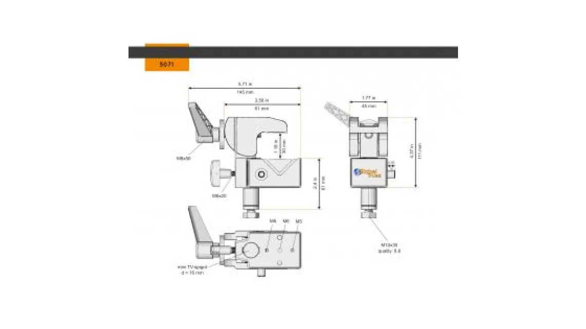 Global Truss Uni Clamp 5071