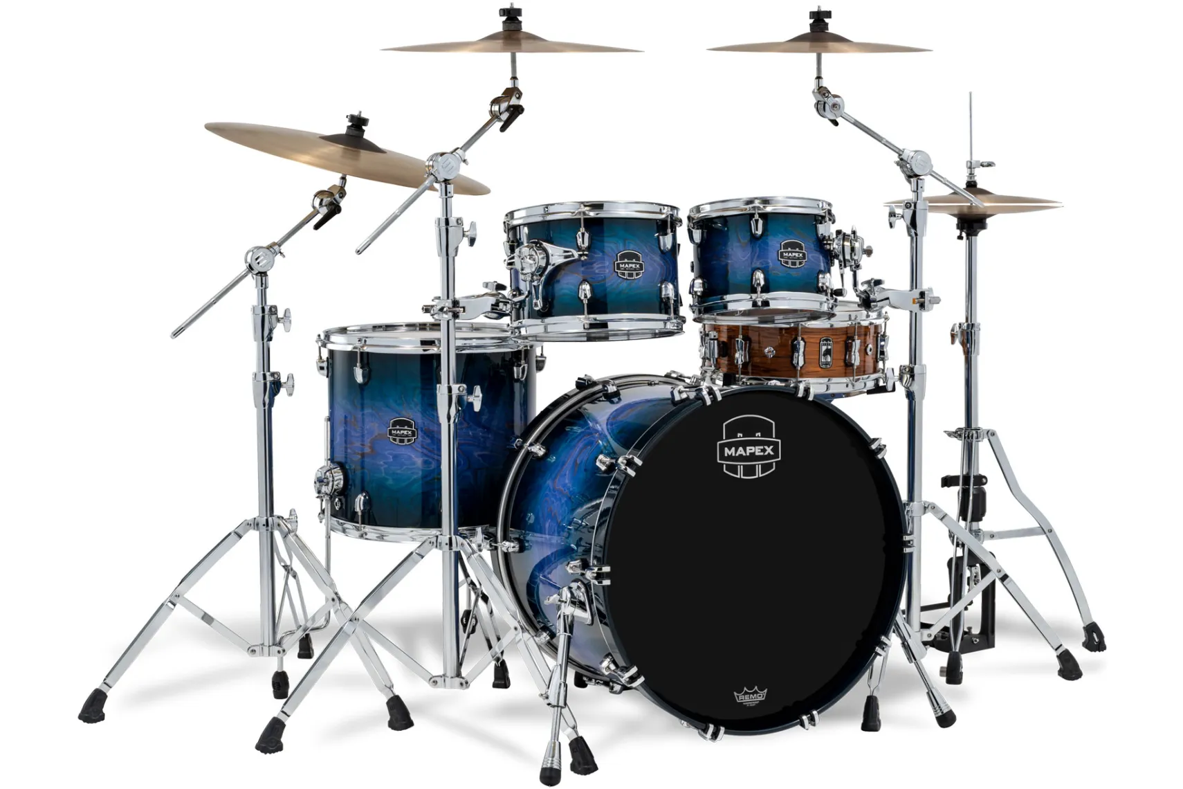 Mapex Saturn VI Stage Shellset Cobalt Burst