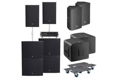 LD Systems Stinger G3 Impact Bundle Set Passiv inkl. Endstufe