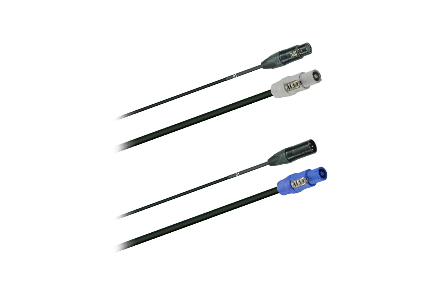 Dreitec PCON-Audio-Hybridkabel 15m