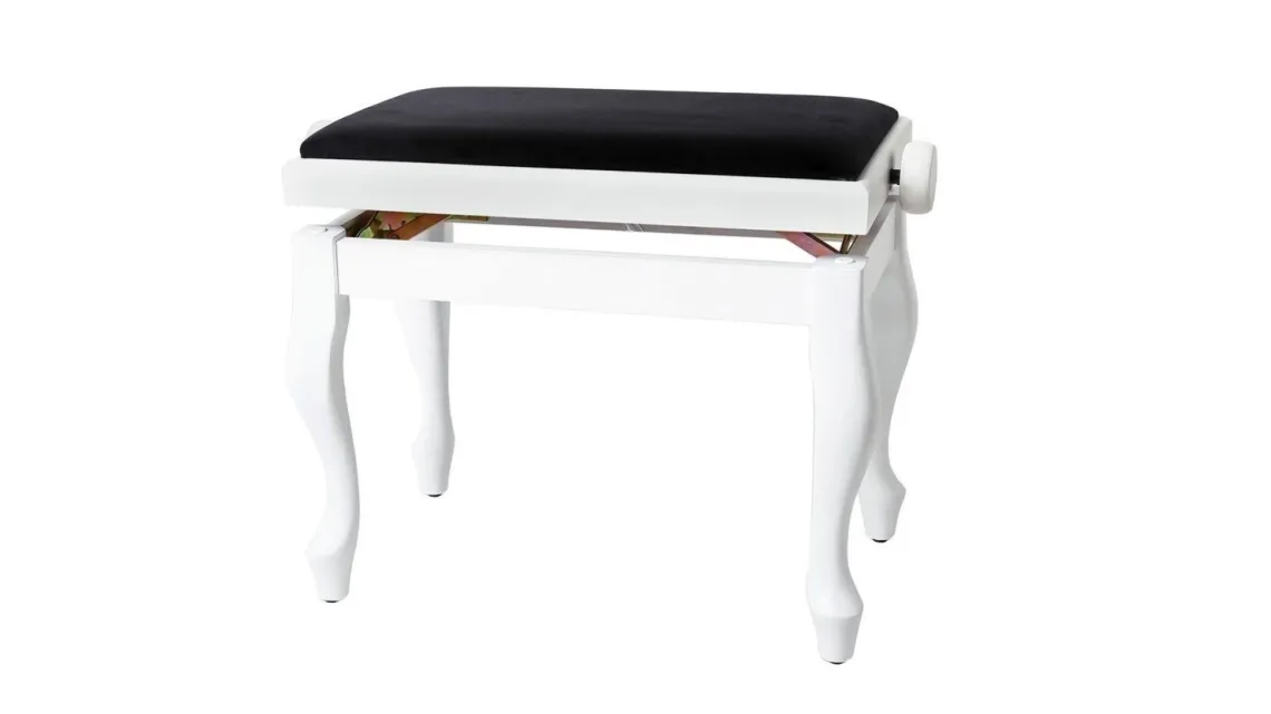 Gewa Pianobank GEWA Deluxe Classic weiß matt