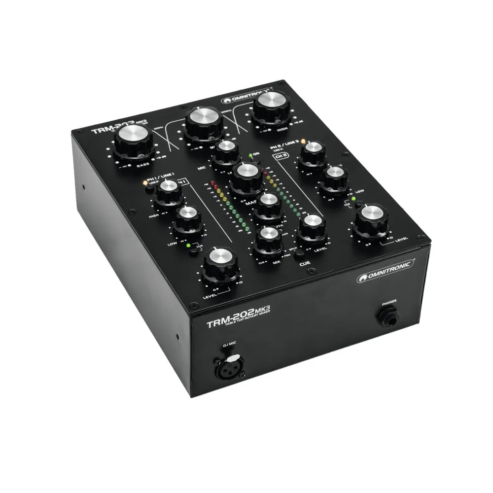 Omnitronic TRM-202MK3 2-Kanal Rotary-Mixer