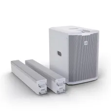 LD Systems MAUI 28 G3 Stereo Bundle Set weiß mit Taschen