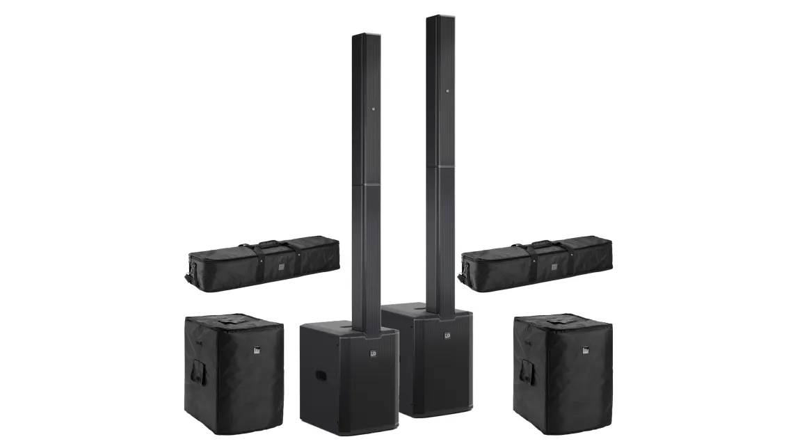 LD Systems MAUI 28 G3 Stereo Bundle Set schwarz mit Taschen