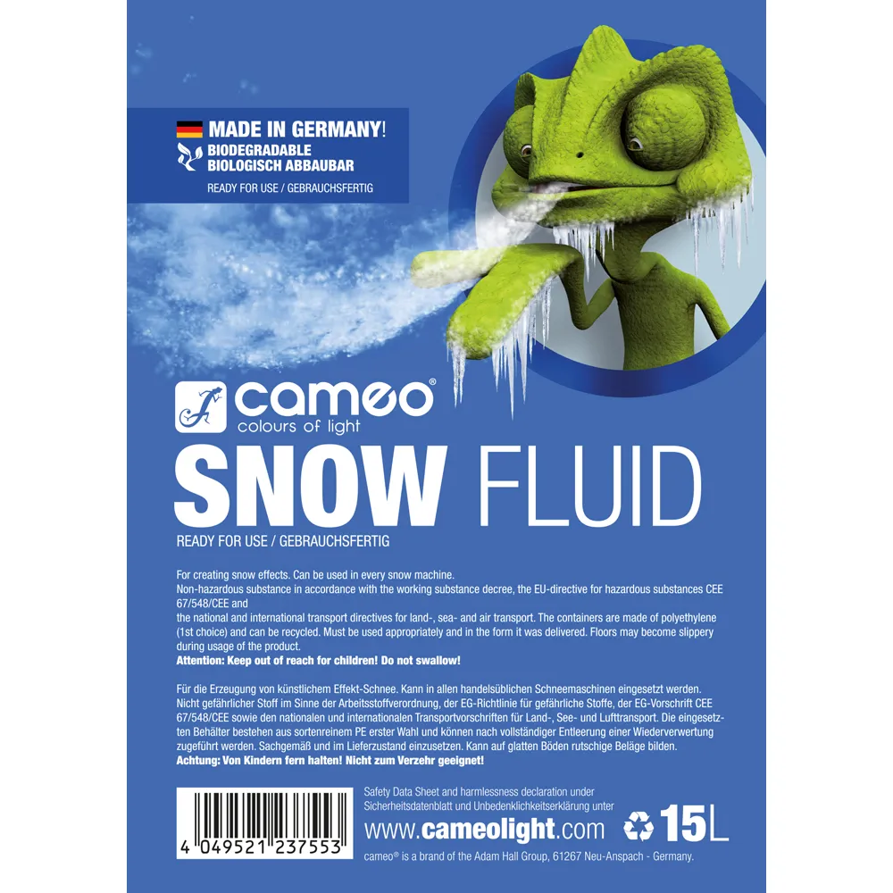 Cameo Snow fluid 15l