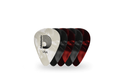 Daddario Pearl Celluloid-Plektren 25er-Packung