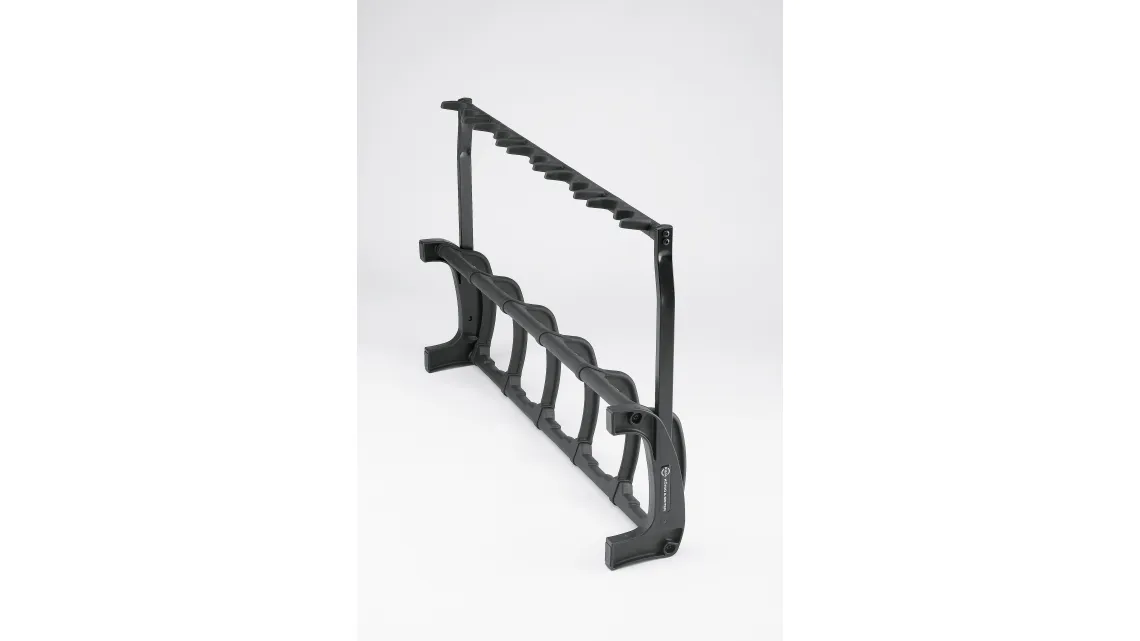 K&M 17515 5-fach Gitarrenständer schwarz