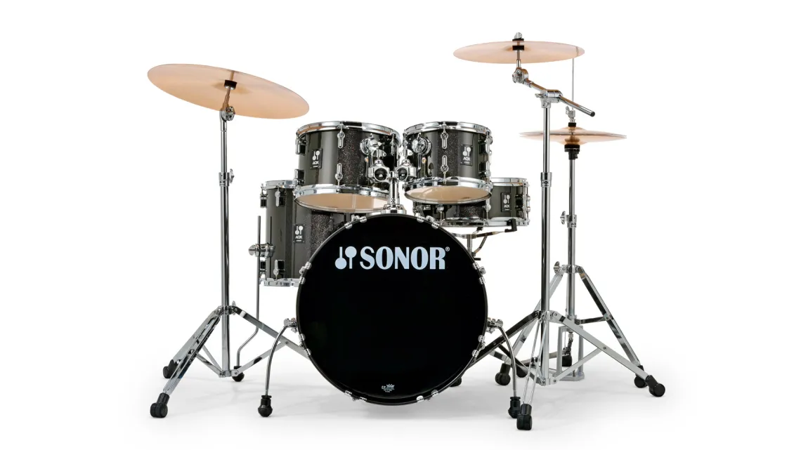 Sonor AQX Studio Set Black Midnight Sparkle BMS inkl. gratis Hocker