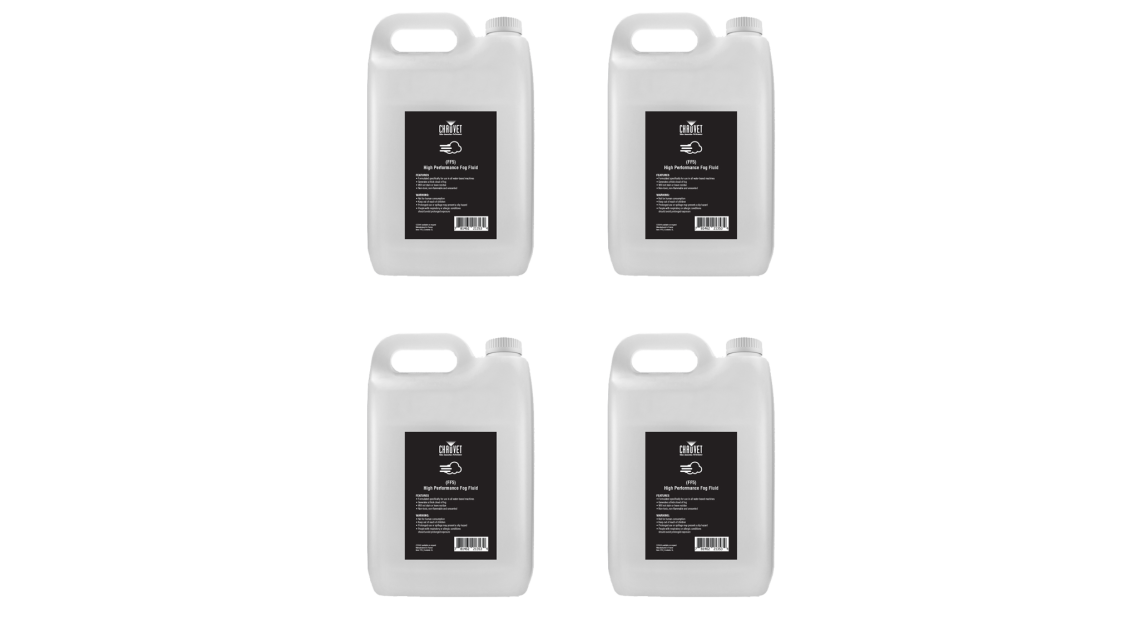 Chauvet DJ FF5 High Performance Fog Fluid  4 x 5 Liter