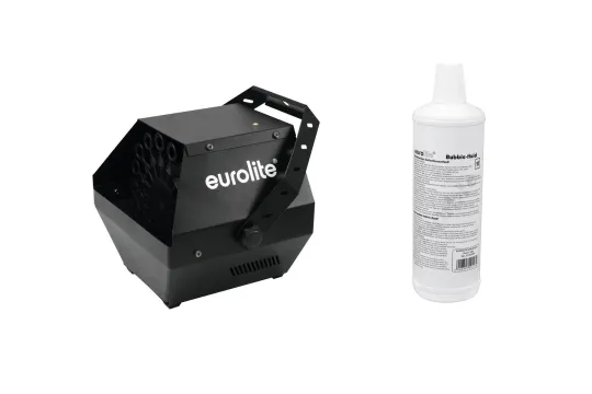 Eurolite Set B-90 Seifenblasenmaschine sw + Seifenfluid