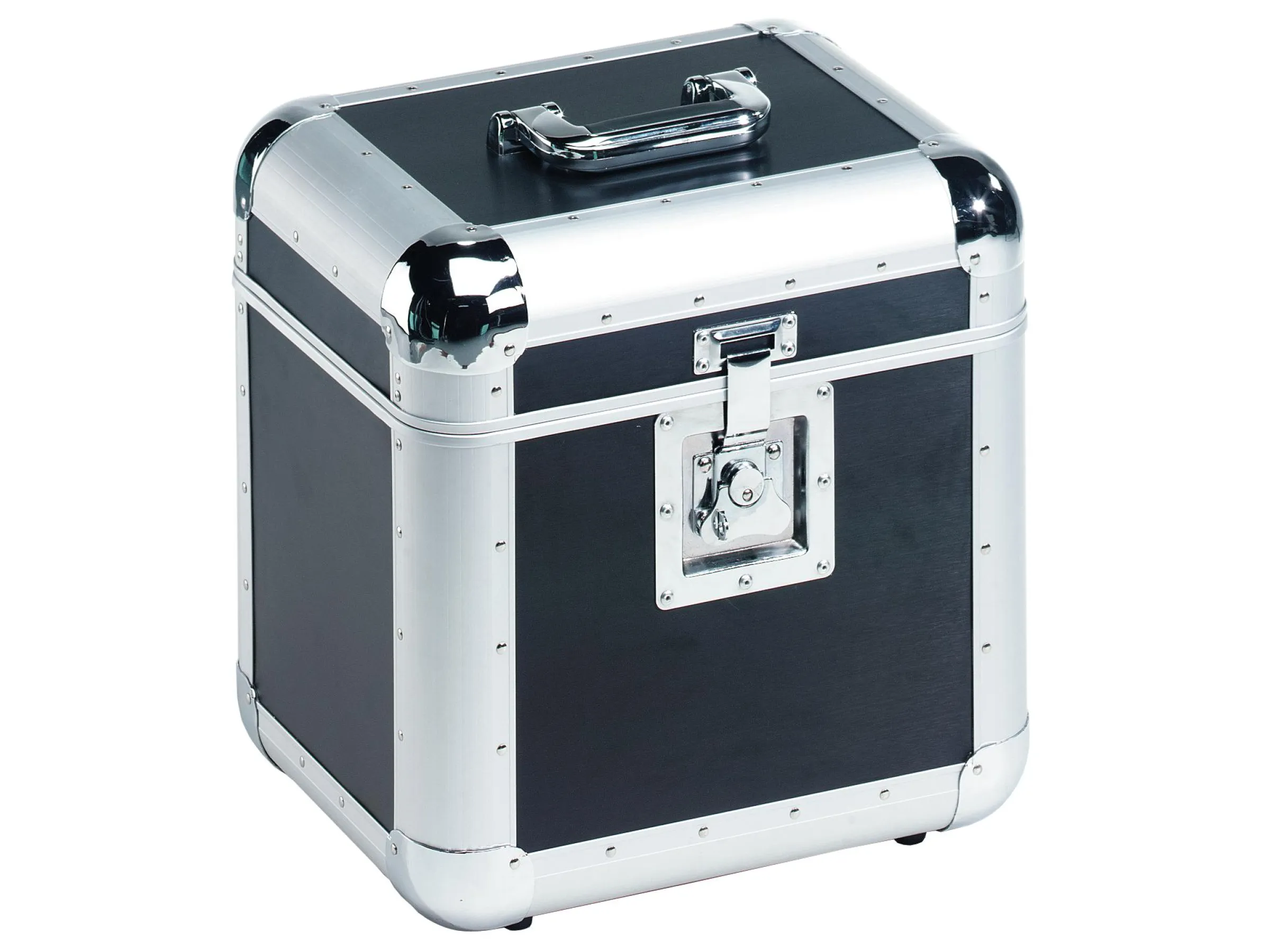 ROADINGER Platten-Case ALU 50/50 – Sicherer Transport Für Bis Zu 80 LPs
