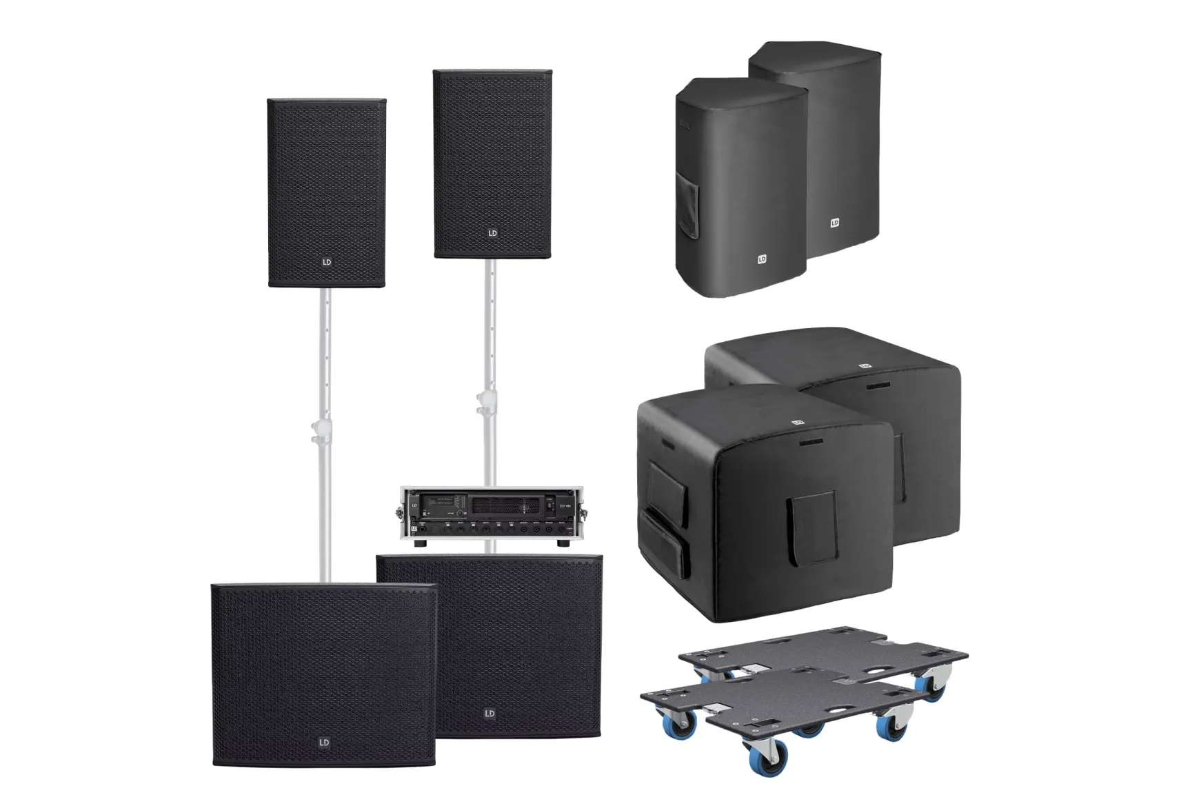 LD Systems Stinger G3 Power Bundle Set Passiv inkl. Endstufe