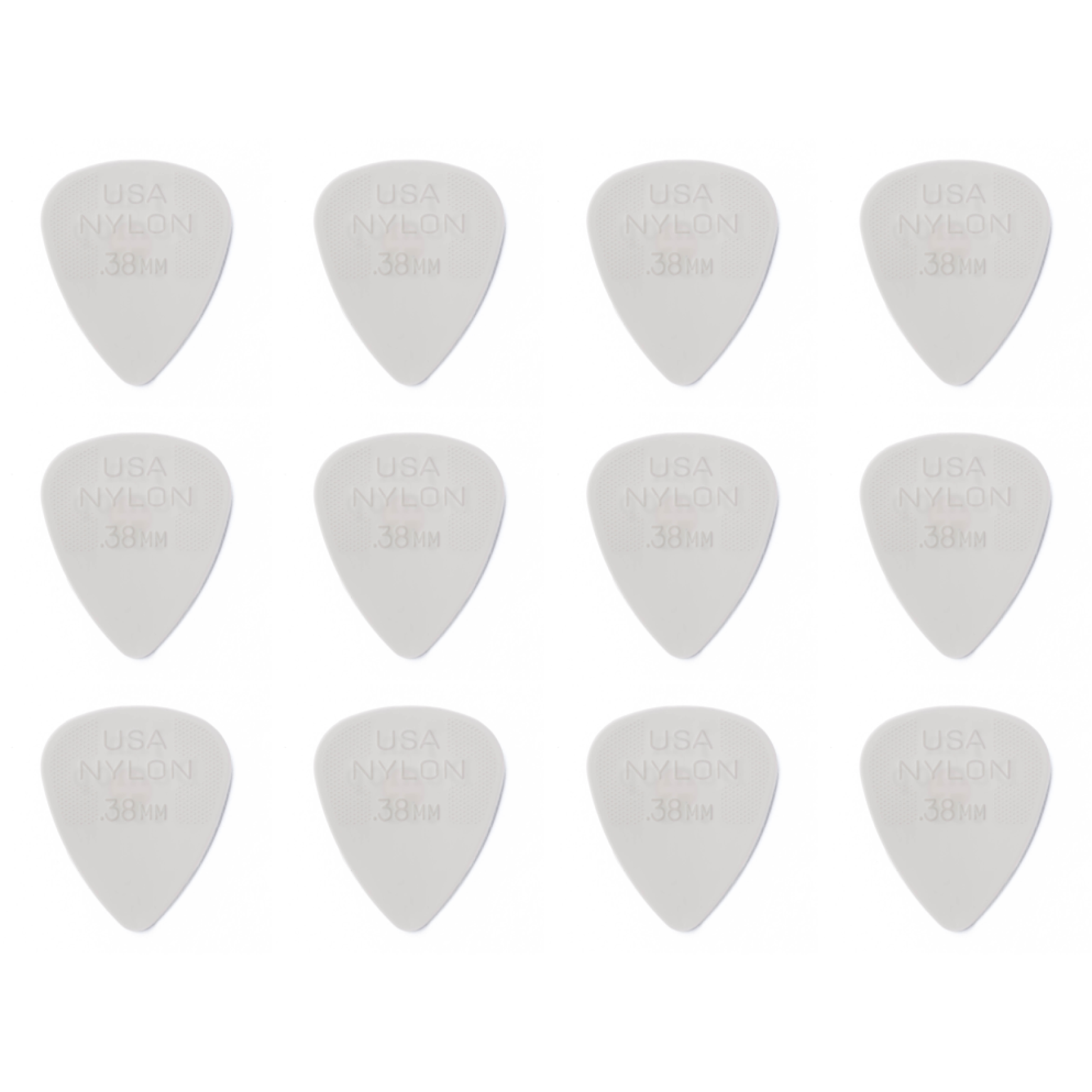 Dunlop Nylon Standard 0,38 mm - 12er Pack