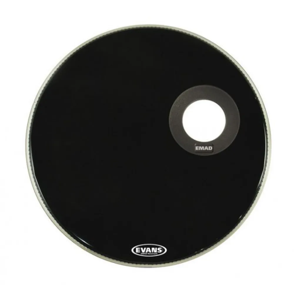 Evans 22" E-Mad Reso Bass Drum BK